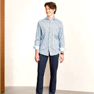 JERMYN & BOND LONG SLEEVE BUTTON DOWN